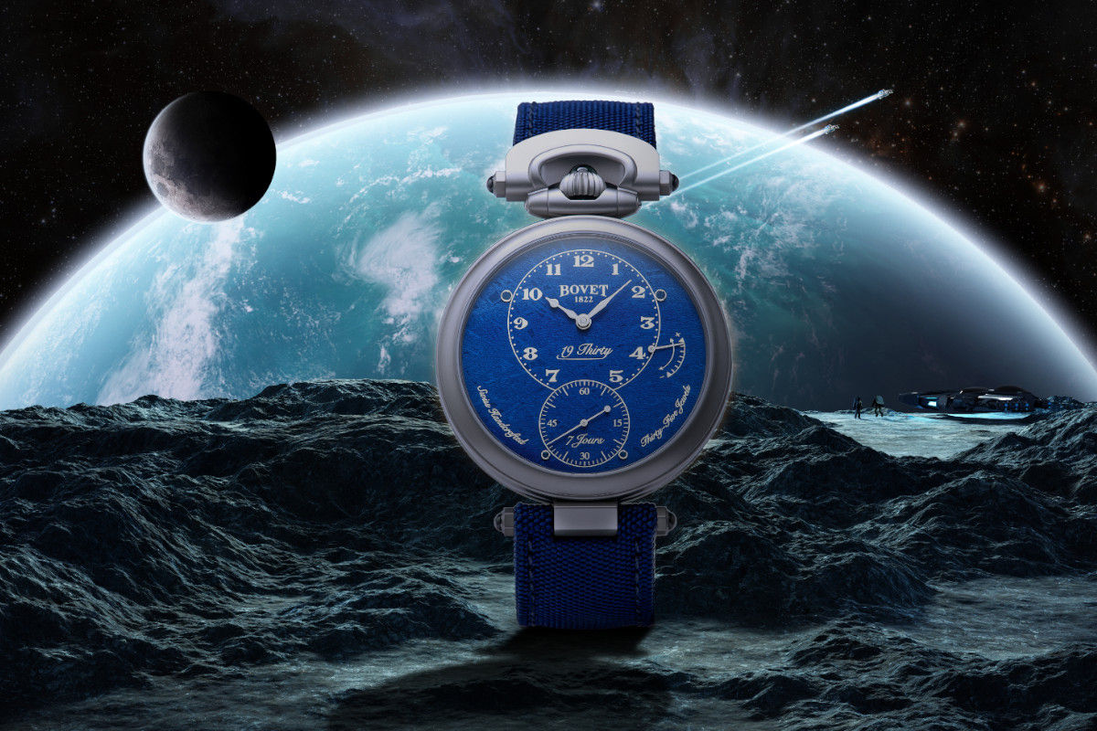 BOVET 1822 19Thirty Blue Meteorite