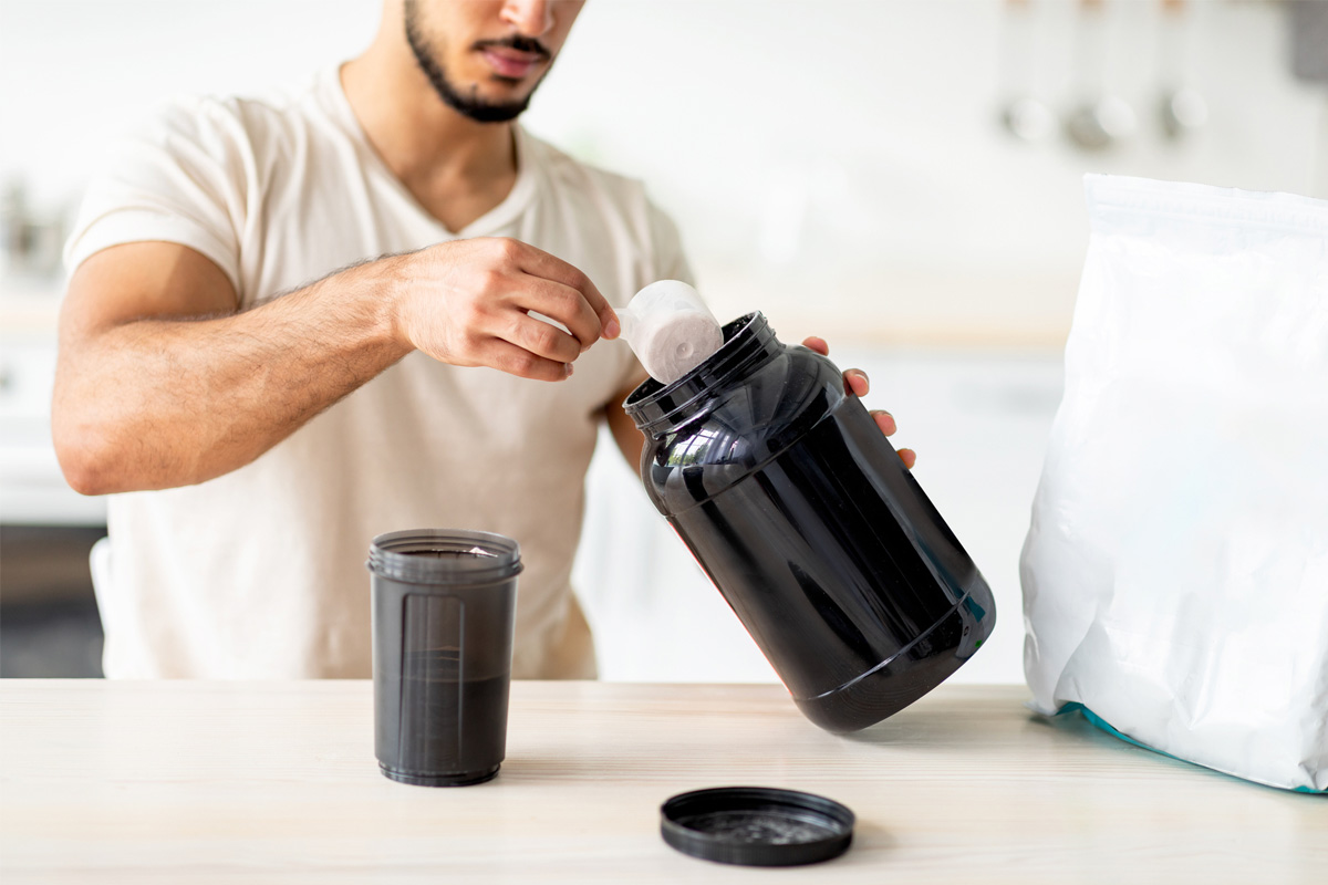 cómo tomar proteína en polvo