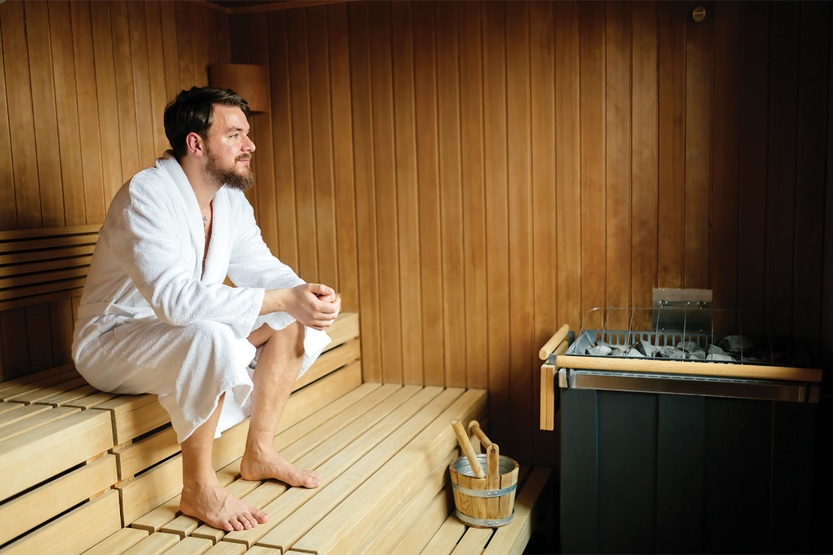 beneficios de meterte al sauna