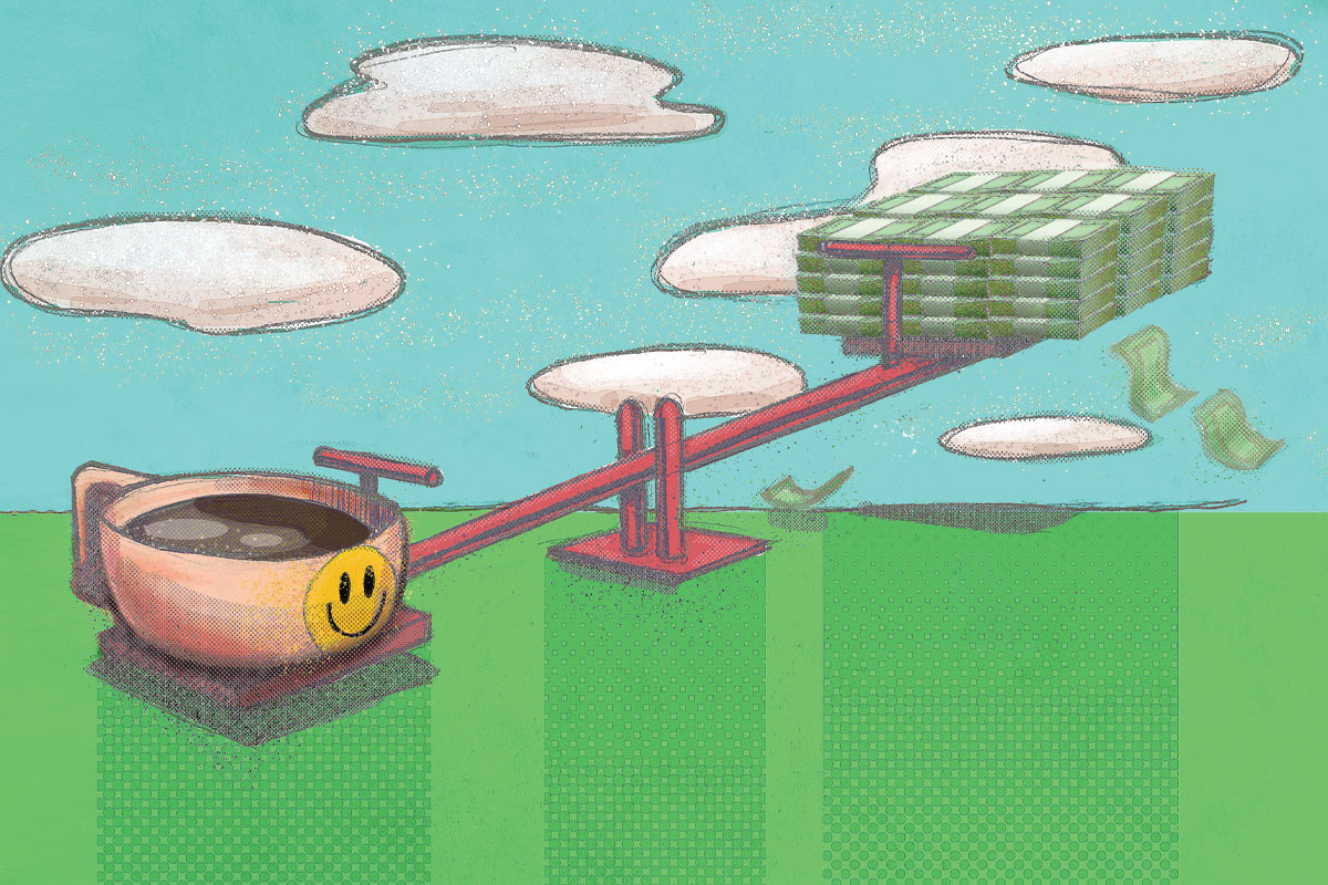 la alegría que brindan las pequeñas compras