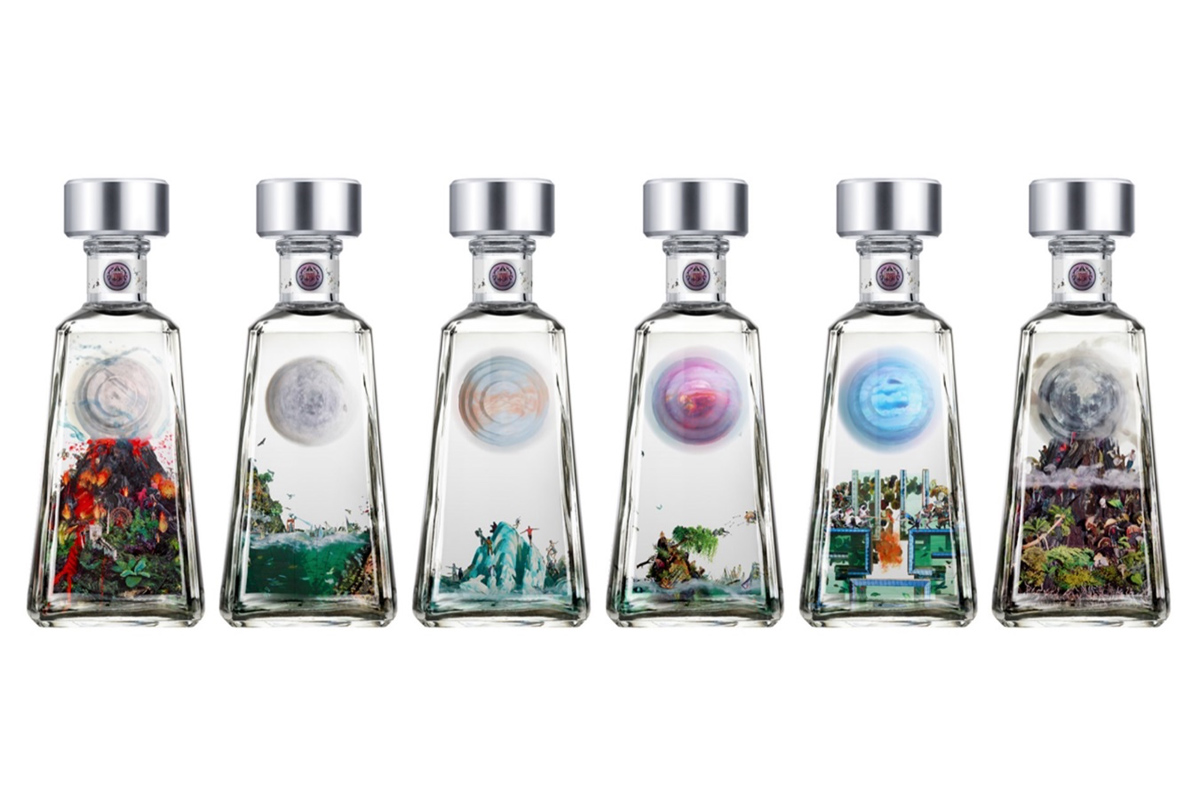 nuevo tequila 1800 essential edición Dustin Yellin