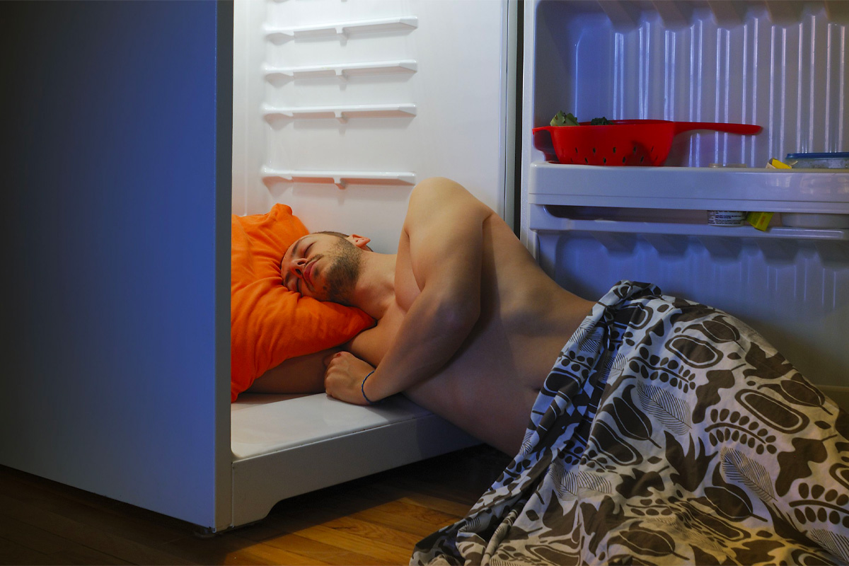 razones por las que siempre tienes calor y sudor