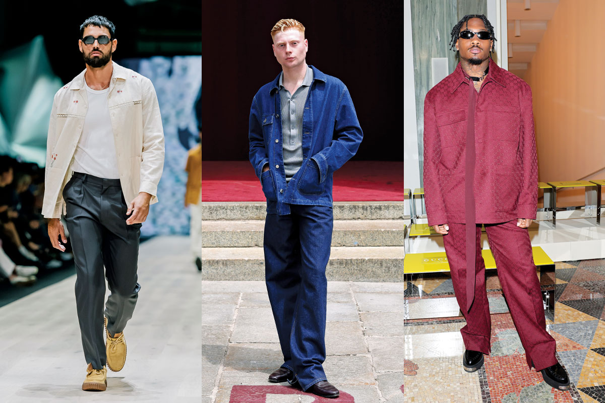 hombres usando camisola