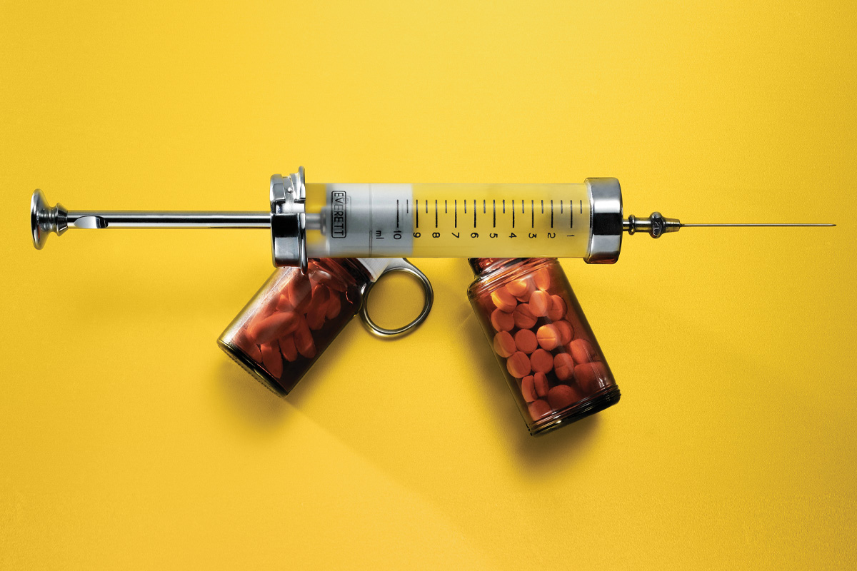 imagen de inyección de testosterona