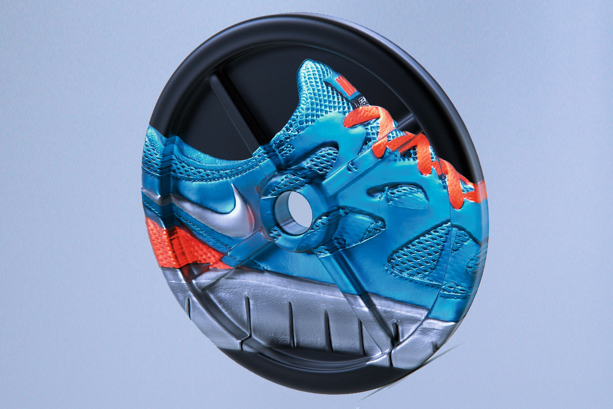 disco con ilustración de tenis