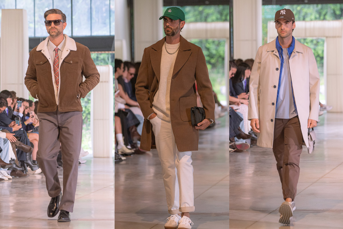 hombres desfilando en liverpool fashion fest